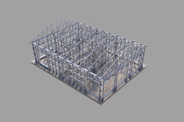 Highly insulated steel house Polaris 100 m²