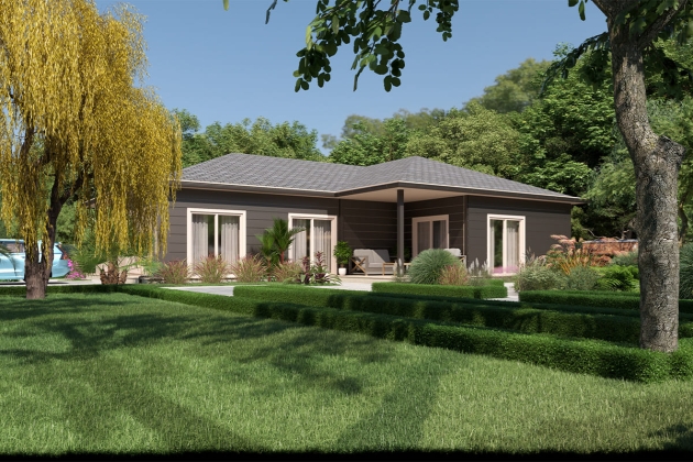 Premium çelik ev modeli Hazine 162 m²