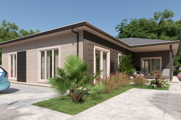 Uzun ömürlü çelik ev Hazine 162 m²