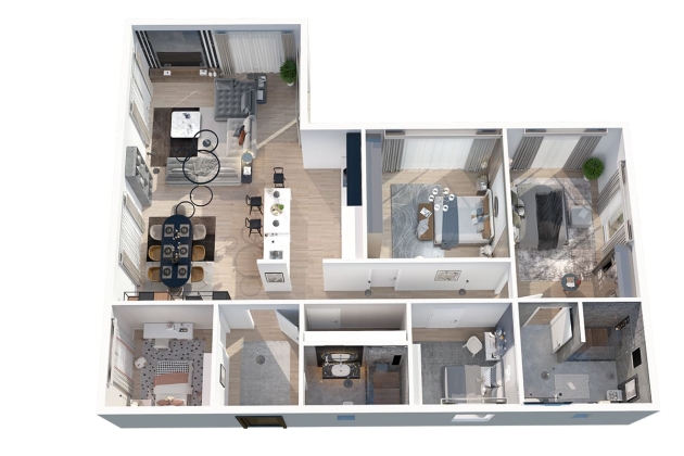 Özel çelik ev Hazine 162 m²