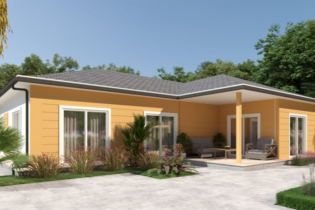 High-tech steel house Treasure 162 m²