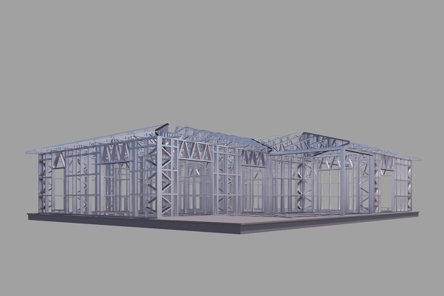 Modern steel house Treasure 162 m²