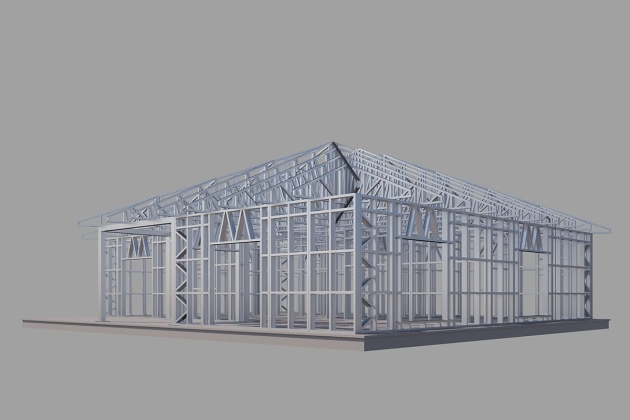 Yüksek izolasyonlu çelik ev Yücelik 162 m²