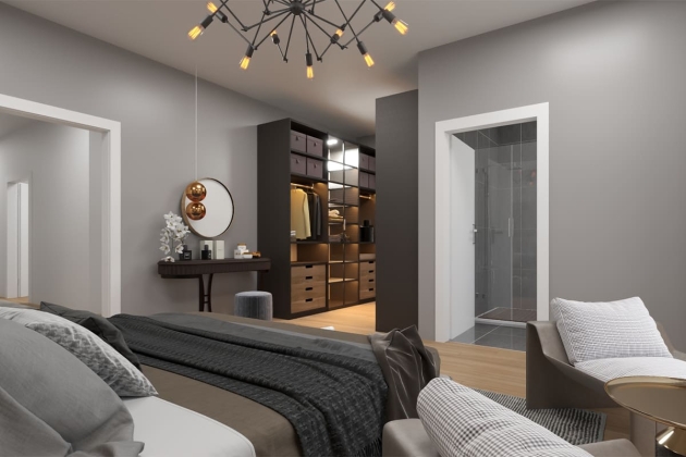 Çelik ev tasarımı Yücelik 162 m²