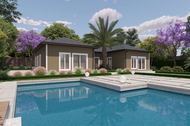 Steel house with large balcony Legend 157 m²