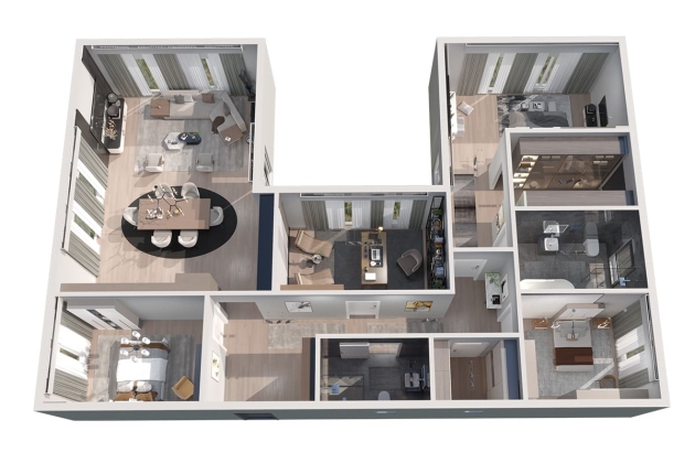 Luxury detailed steel house Legend 157 m²