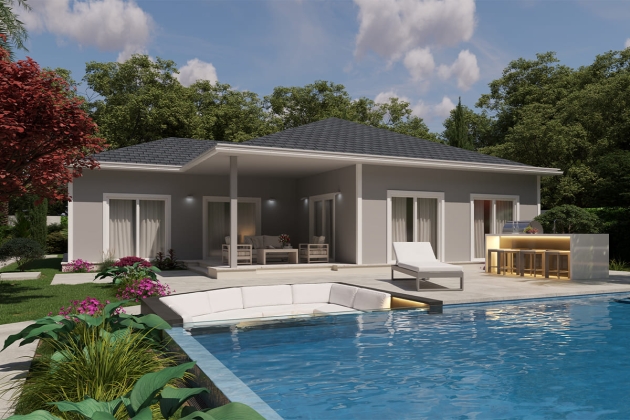 Minimalist steel house model Masterpiece 146 m²