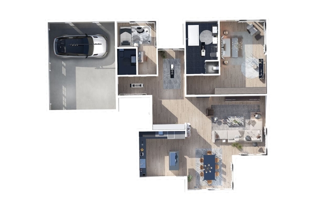 Zirve 240 m² çelik ev tasarımı