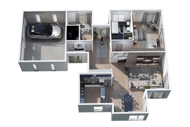 Yeni nesil çelik ev modeli Zirve 240 m²