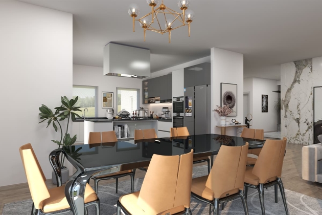 Çelik ev tasarımı Zirve 240 m²