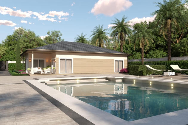 Sürdürülebilir çelik ev Zirve 240 m²