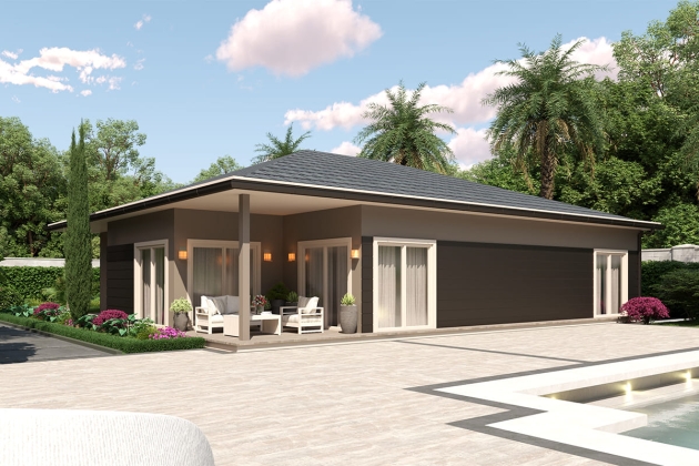 Uzun ömürlü çelik ev Zirve 240 m²