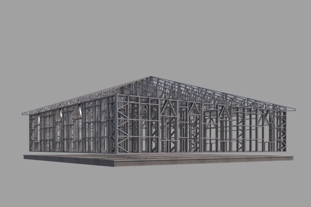 Modern steel house Fortress 180 m²