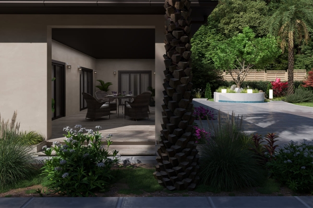 Energy efficient steel house Fortress 180 m²