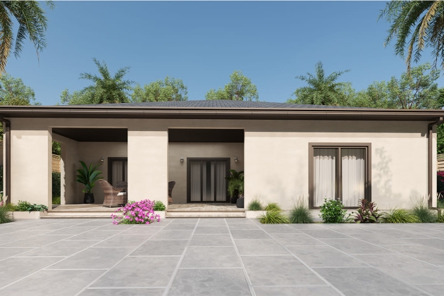 Kale 180 m² çelik ev tasarımı