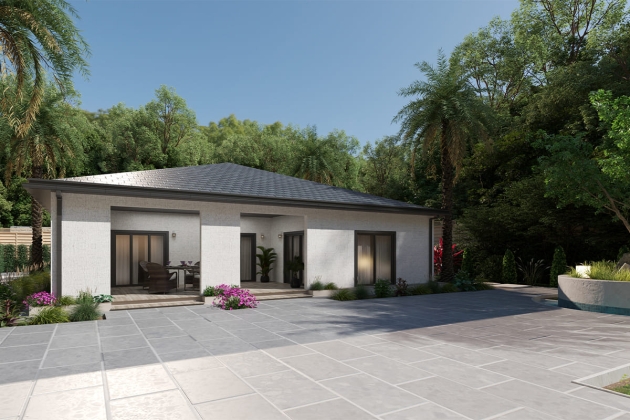 Minimalist çelik ev modeli Kale 180 m²