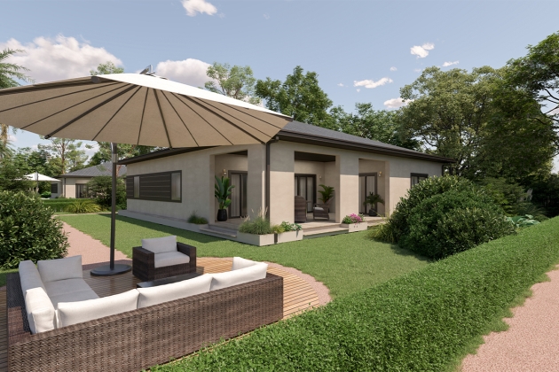 Şık ve dayanıklı çelik ev Kale 180 m²