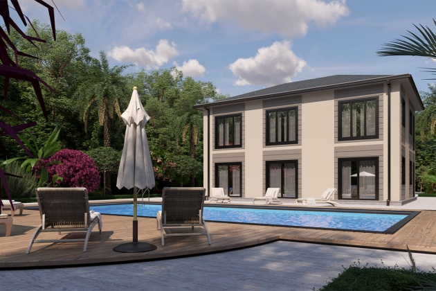 Stylish and durable steel house Decree 187 m²