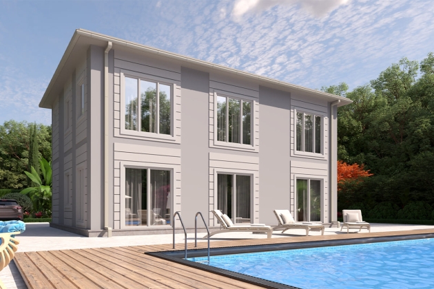 Spacious and practical steel house Decree 187 m²