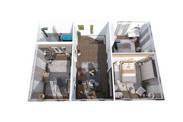 Highly insulated steel house Decree 187 m²