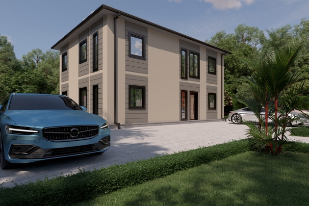 Lüks çelik ev projesi Ferman 187 m²