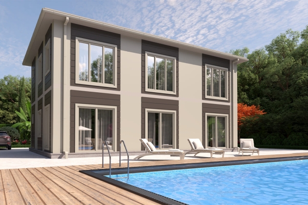 Enerji verimli çelik ev Ferman 187 m²