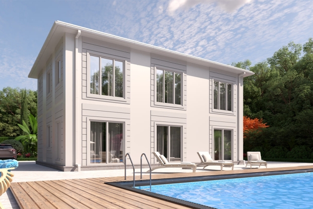 Sürdürülebilir çelik ev Ferman 187 m²