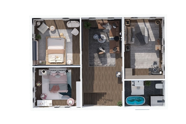 Yüksek kalite çelik ev Ferman 187 m²