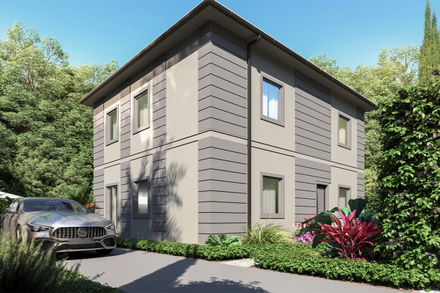 Casa de acero espaciosa y práctica Crown 148 m²