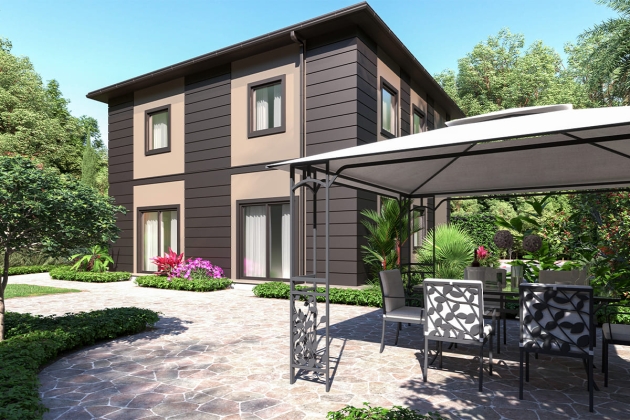 Earthquake resistant steel house Crown 148 m²