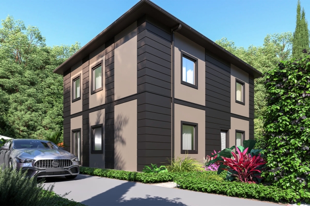 Modern steel house Crown 148 m²