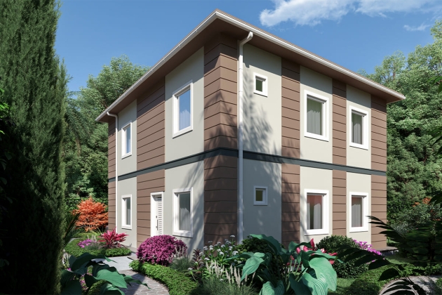 High-tech steel house Crown 148 m²