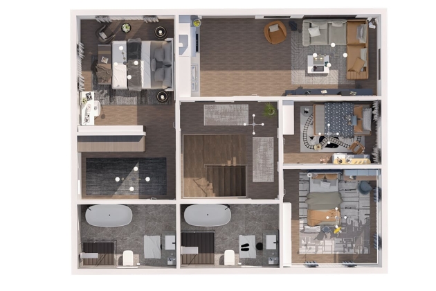 Şölen 222 m² çelik ev tasarımı