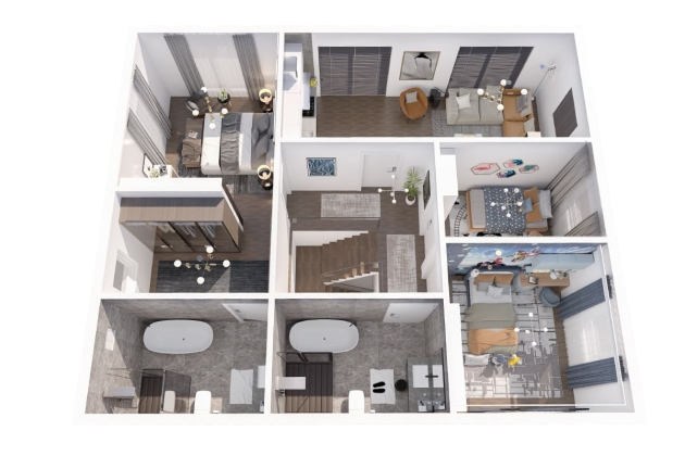 Akıllı çelik ev konsepti Şölen 222 m²