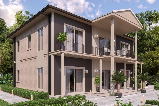 Yüksek kalite çelik ev Şölen 222 m²