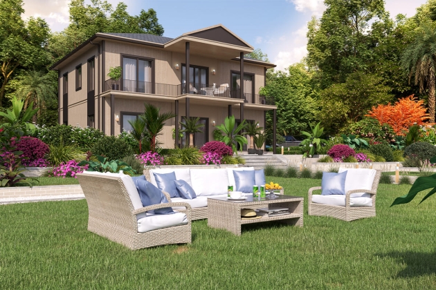 Lüks detaylı çelik ev Şölen 222 m²