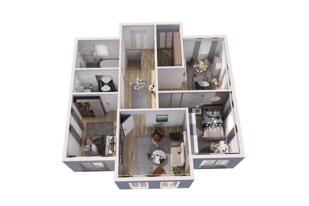 Hükümdar 200 m² çelik ev tasarımı