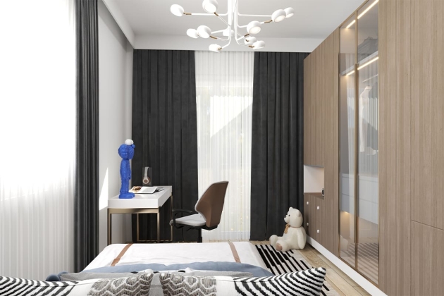 Çelik ev iç mekan tasarımı Hükümdar 200 m²