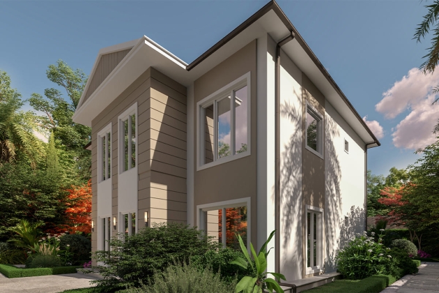 Minimalist steel house model Sovereign 200 m²