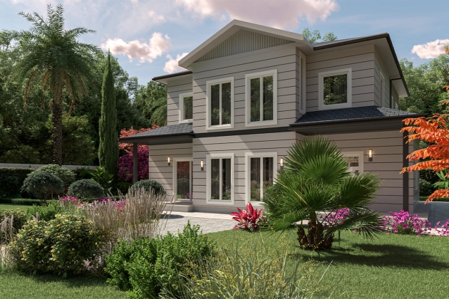 Stylish and durable steel house Triumph 192 m²