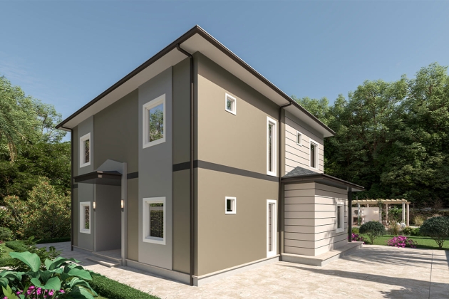 Energy efficient steel house Triumph 192 m²