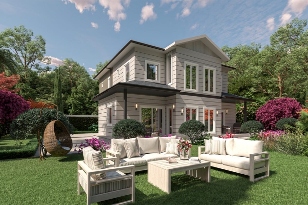 Zafer 192 m² konforlu çelik ev