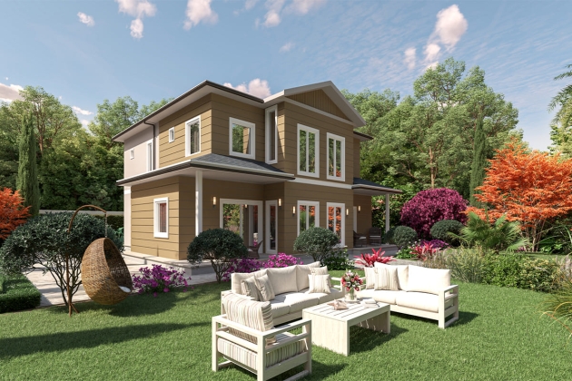 Zafer 192 m² ev planı