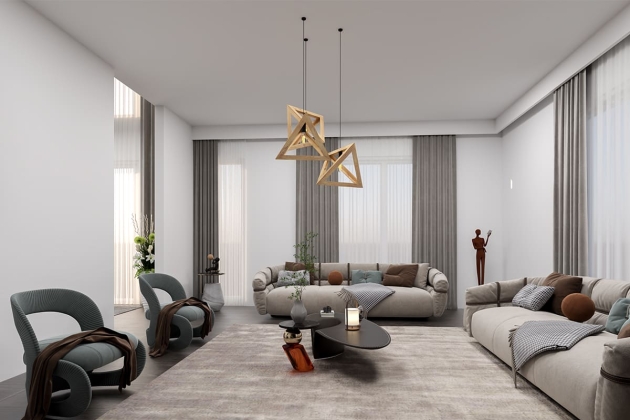 Çelik ev tasarımı Asalet 312 m²