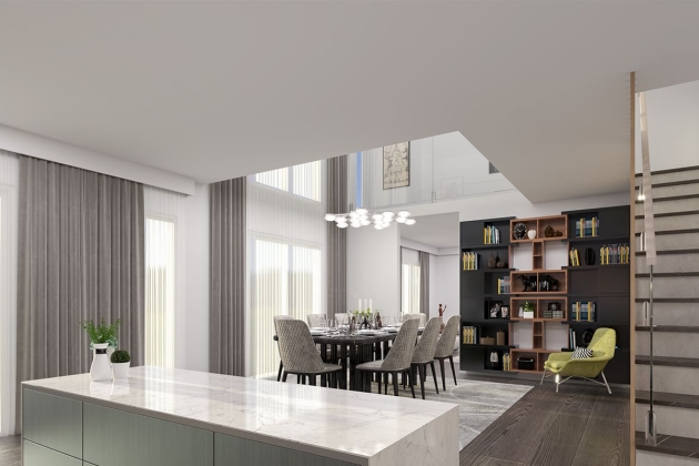 Mimarisiyle öne çıkan ev Asalet 312 m²