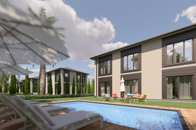 Prefabricated steel house model Nobility 312 m²