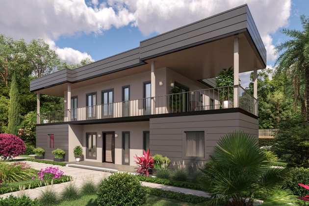 Minimalist steel house model Sultan 274 m²