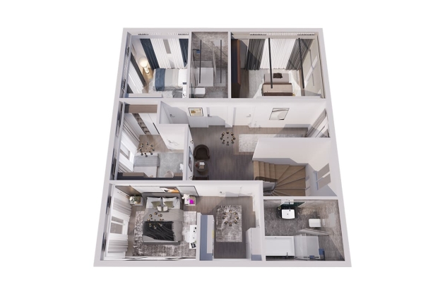 Steel house with large balcony Sultan 274 m²