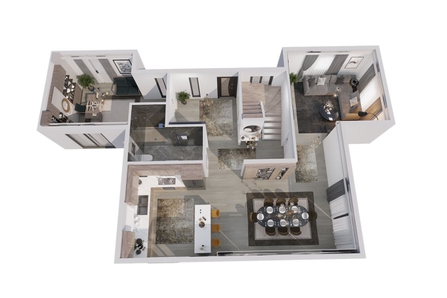 Vida segura con una casa de acero Sultán 274 m²