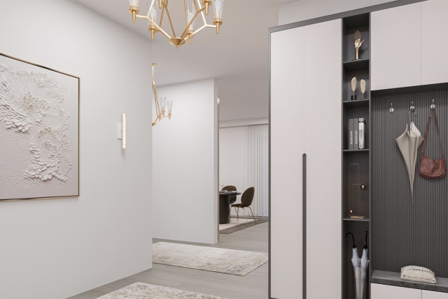 Concepto de casa inteligente de acero Sultán 274 m²